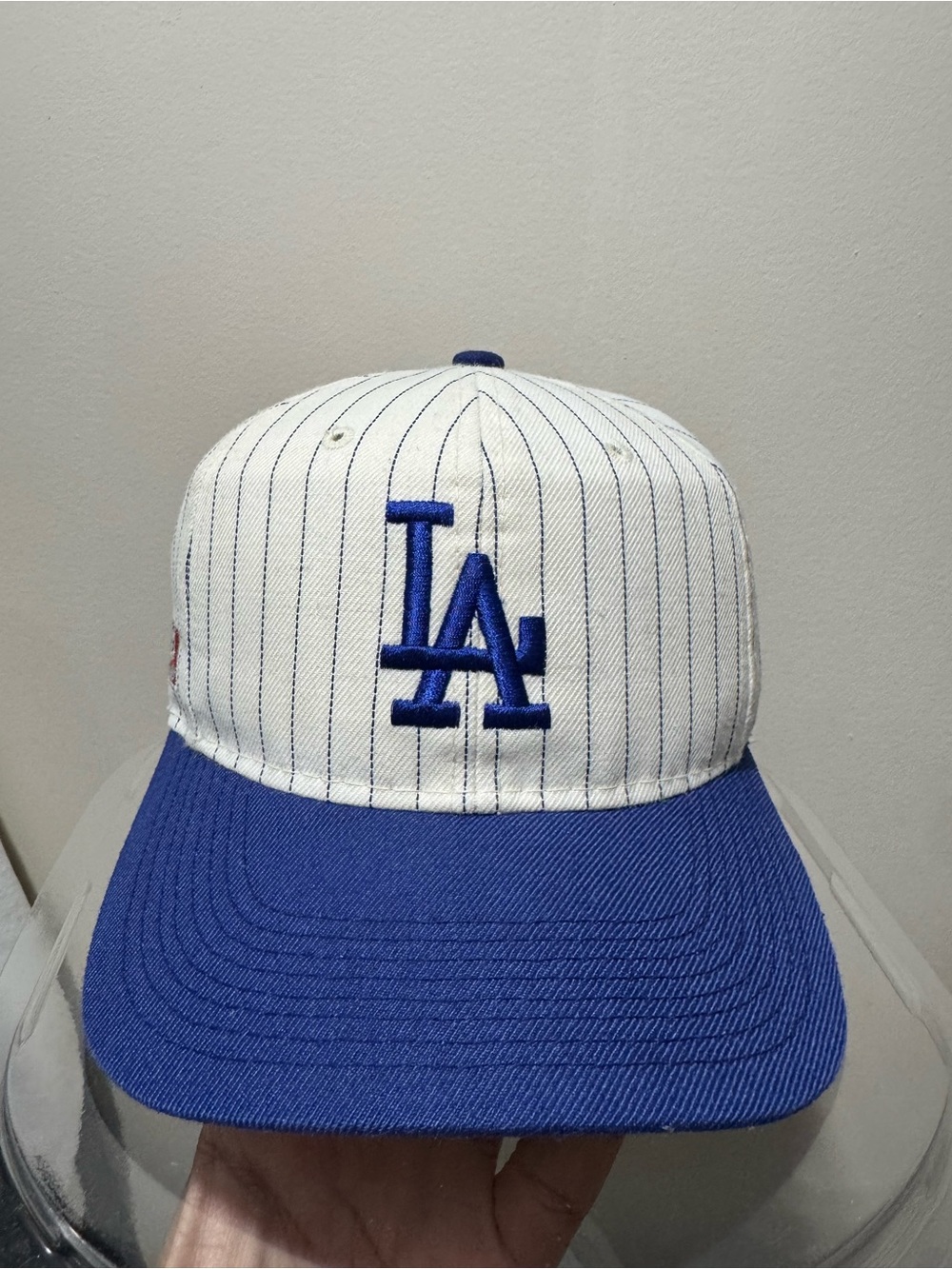 Vintage LA dodgers Pinstripe Baseball hat- Blue & White